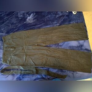 H&M - formal black pants with fabric belt - Size 2